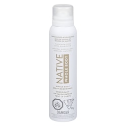 Native Whole Body Deodorant Spray, Sandalwood & Shea Butter 99 g, $13.64/100g