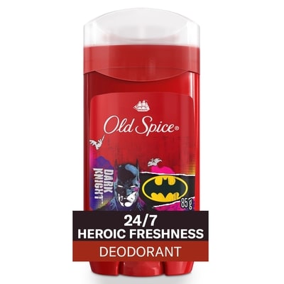 Old Spice Aluminum Free Deodorant for Men, 24/7 Freshness, Long Lasting Odor Protection, Smell Like a Hero, Batman, Black Cherry and Nightfall Scent 85 g, $11.75/100g