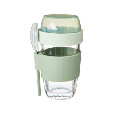 Pot pour emporter en verre