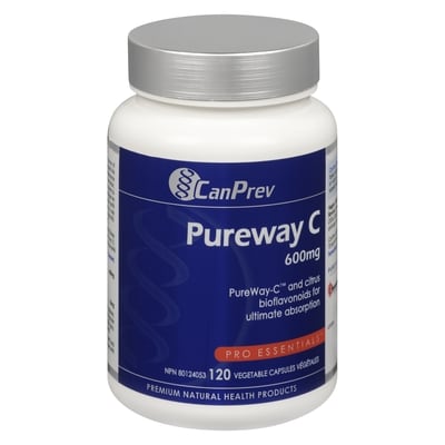 CanPrev Pro Essentials Pureway C 600 Mg 120 ea, $0.27/1ea