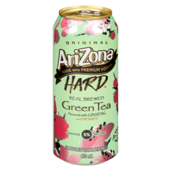 Arizona Flavoured Vodka Beverage Real Brewed Green Tea Flavoured With Ginseng & Honey (ID required at pick-up) 473 ml, $0.81/100ml