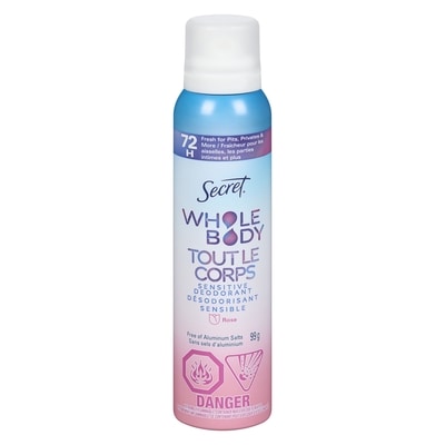Secret Whold Body Spray, Rose 99 g, $19.18/100g