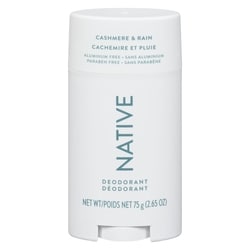 Deodorant, Cashmere & Rain