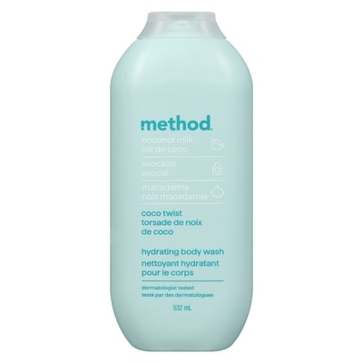 Nettoyant hydratant pour le corps torsade de noix de coco