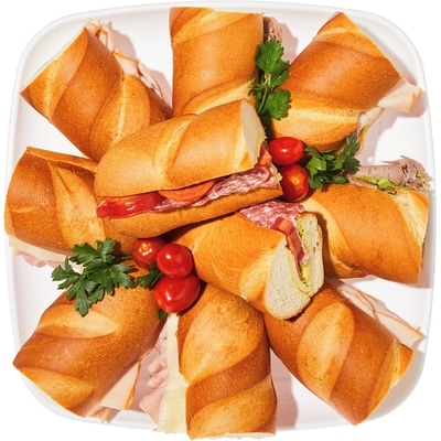null 24hr Notice Required - Game Night Sandwich Platter 1.496 kg, $1.34/100g