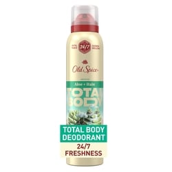 Old Spice Total Body Deodorant Spray, Aloe + Rain 99 g, $19.18/100g