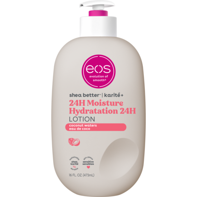 EOS Shea Butter Hydration 24H Lotion, Eau De Coco 473 ml, 4,23 $/100ml