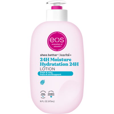 EOS Shea Better 24H Moisture Body Lotion, Fresh & Cozy 473 ml, $5.28/100ml