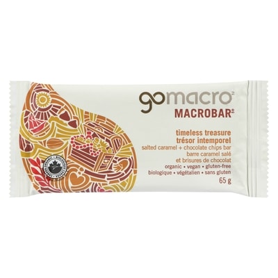 Go Macro Macrobar Salted Caramel + Chocolate Chips Bar 65 g, $6.60/100g