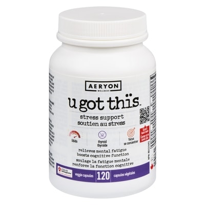 Aeryon Wellness U Got Thïs Stress Support 120 ea, $0.35/1ea