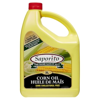 Saporito Corn Oil 3 l, $0.37/100ml