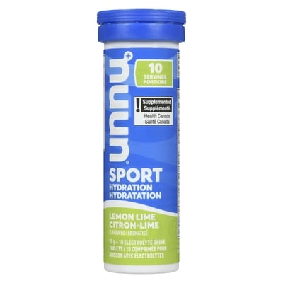 Hydratation sport citron-lime aromatisé