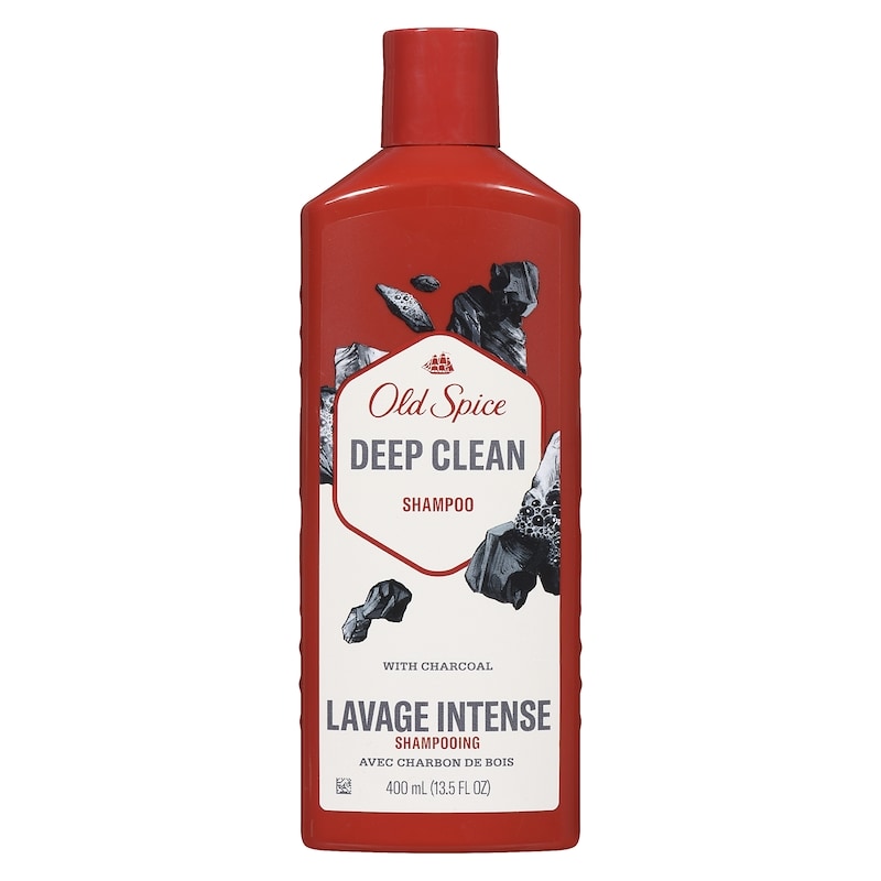 Deep Clean Shampoo for Men with Choal, Fresh and Clean Scent, Removes Built Up Dirt and Oil