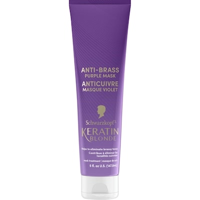 Schwarzkopf Keratin Blonde Anti Brass Purple Mask, 1 Application 148 ml, $7.56/100ml