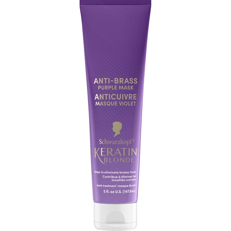 Keratin Blonde Anti Brass Purple Mask, 1 Application