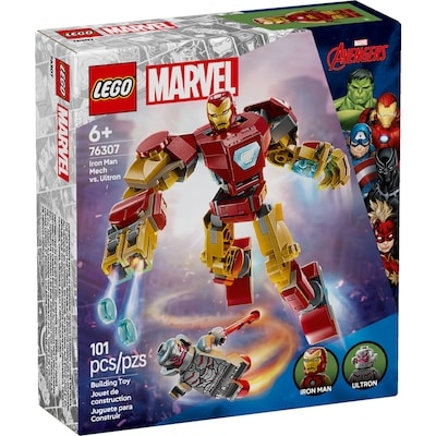 LEGO Super Heroes Marvel Iron Man Mech vs. Ultron 76307 1 ea, $20.00/1ea