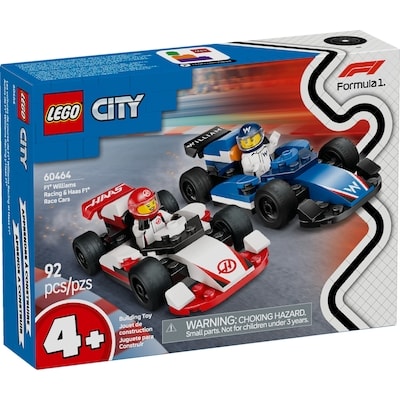 LEGO City Formula 1 Les voitures de course de F1® Williams Racing et Haas F1® 60464 1 ea, 25,00 $/1ch