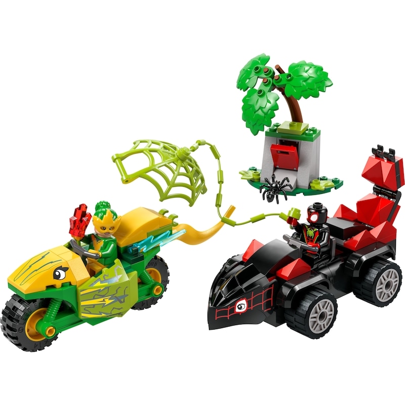 Spidey Spin and Electro Dinosaur Vehicle Chase 11198