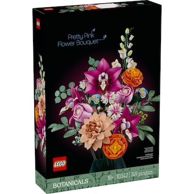 LEGO Botanicals Pretty Pink Flower Bouquet 10342 1 ea, 80,00 $/1ch