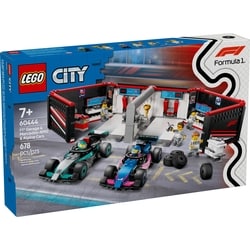 LEGO City Formula F1® Garage Mercedes-AMG Alpine Cars 60444