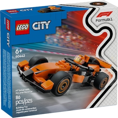 LEGO City Formula 1 F1® Driver with McLaren Race Car 60442 1 ea, $17.00/1ea