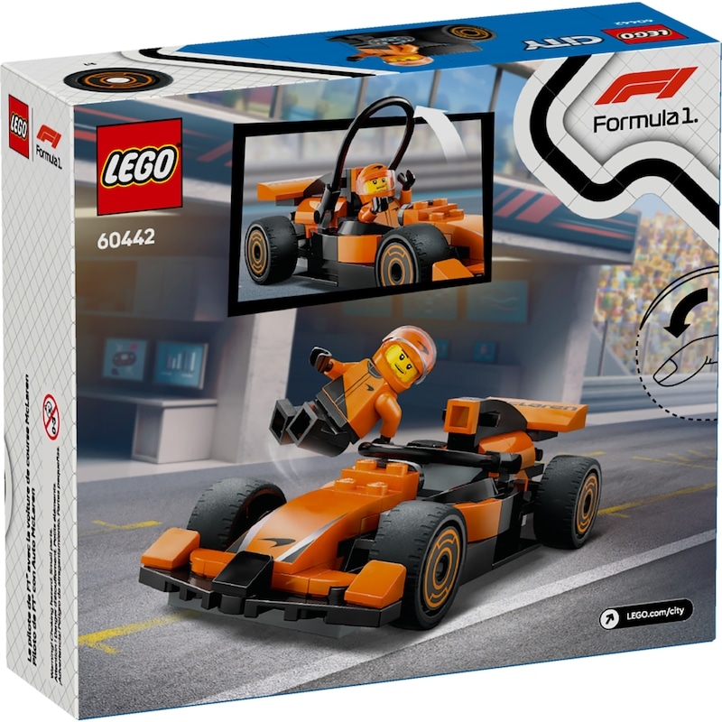 City Formula 1 F1® Driver with McLaren Race Car 60442