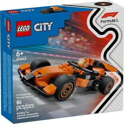 LEGO City Formula 1 Le pilote de F1® avec la voiture de course McLaren 60442 1 ea, 17,00 $/1ch