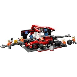 LEGO City Formula F1® Pit Stop Pit Crew with Ferrari Car 60443