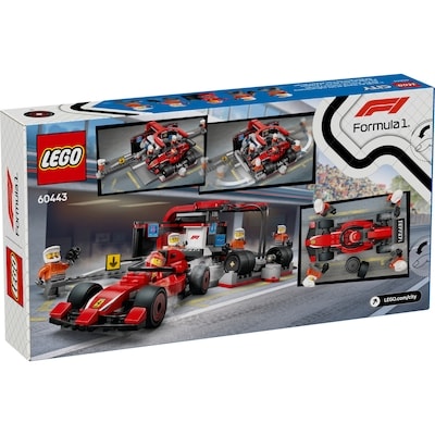 City Formula 1 L’arrêt au stand et les mécaniciens de F1® avec la voiture Ferrari 60443