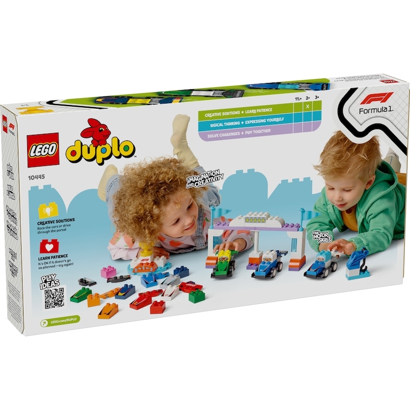 DUPLO Town F1® Team Race Cars & Drivers 10445