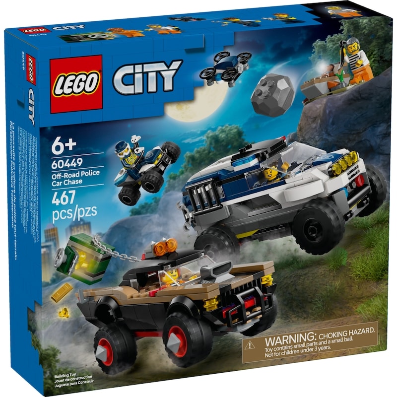 City Great Vehicles Off-Road Police Car Chase 60449