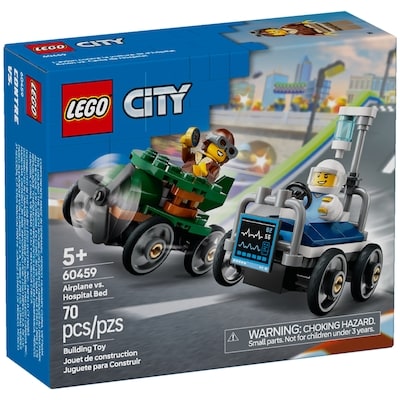 LEGO City Great Vehicles Airplane vs. Hospital Bed Race Car Pack 60459 1 ea, $13.00/1ea