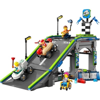 City Great Vehicles No Limits: Race Car Ramp Track 60460