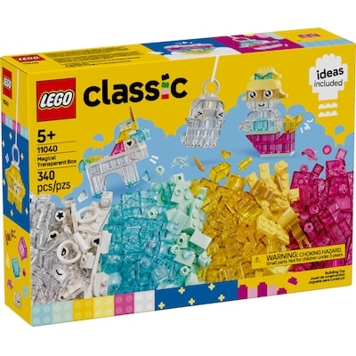 LEGO Classic Magical Transparent Box 11040 1 ea, $33.00/1ea