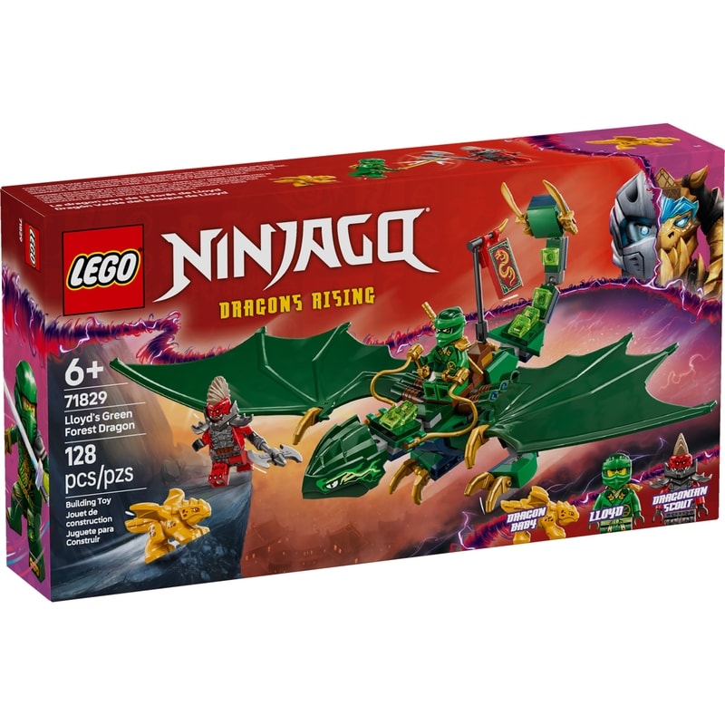 LEGO Ninjago Lloyd's Green Forest Dragon 71829 - 1 ea | Real