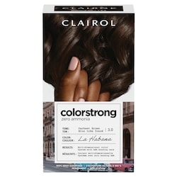Clairol Colorstrong couverture du gris à 100 % brun très foncé 3.0 la habana 1 ea, 13,00 $/1ch