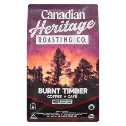 CANADIAN HERITAGE ROASTING COM Organic Coffee Burnt Timber Dark 340 g, $5.88/100g