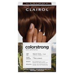 Clairol Colorstrong couverture du gris à 100 % châtain moyen 5.0 toscana 1 ea, 13,00 $/1ch