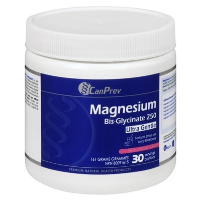 CanPrev Pro Essentials Magnesium Bis-Glycinate 250 Ultra Gentle Juicy Blueberry 161 g, $24.22/100g