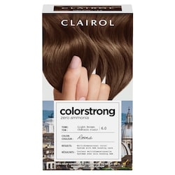 Clairol Colorstrong couverture du gris à 100 % châtain clair 6.0 roma 1 ea, 13,00 $/1ch