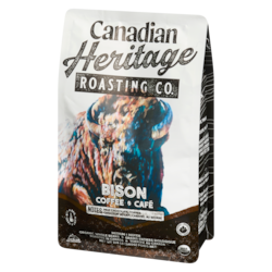 コーヒー Lishou Coffee 5CANS freesf CANADIAN HERITAGE ROASTING COM Organic Coffee Bison Medium - 340 g