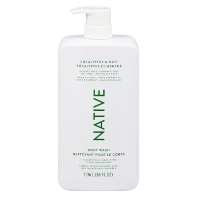 Native Nettoyant pour le corps eucalyptus et menthe 1064 ml, 2,25 $/100ml