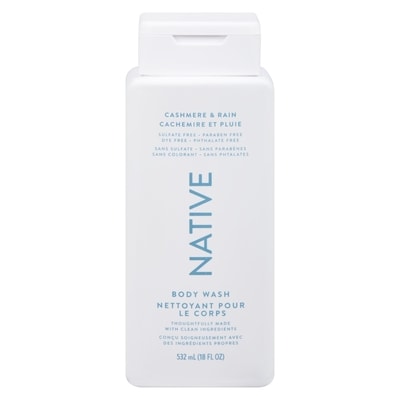 Native Body Wash, Cashmere & Rain 532 ml, $3.09/100ml