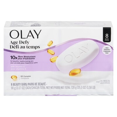 Olay Barres de beauté Défi au temps 720 g, 1,25 $/100g
