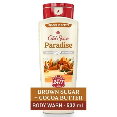 Old Spice Men's Body Wash for Men, Paradise Scent, 24/7 Shower Fresh 532 ml, $1.88/100ml