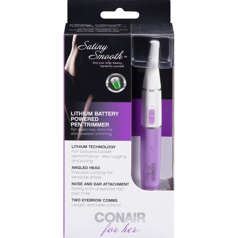 For Her Satiny Smooth Pen Trimmer Lithium Battery Powered