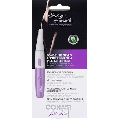 Conair For her satiny smooth tondeuse stylo fonctionnant à pile au lithium 1 ea, 22,99 $/1ch