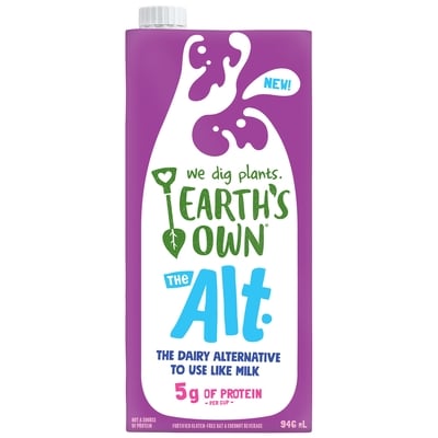 Earth's Own The Alt. Fortified Gluten-Free Oat & Coconut Beverage 946 ml, $0.58/100ml