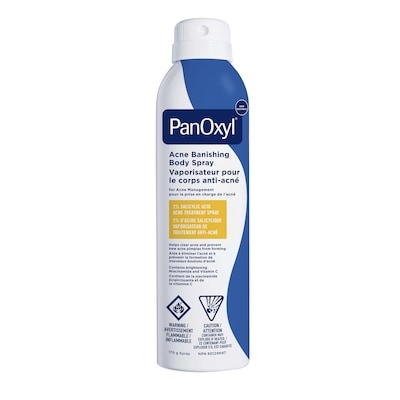 PanOxyl Vaporisateur corporel anti-acné avec 2 % d’acide salicylique 170 g, 12,64 $/100g