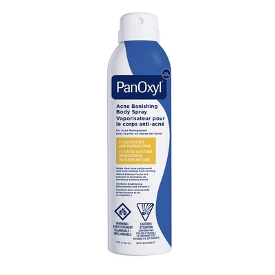PanOxyl Vaporisateur corporel anti-acné avec 2 % d’acide salicylique 170 g, 10,11 $/100g
